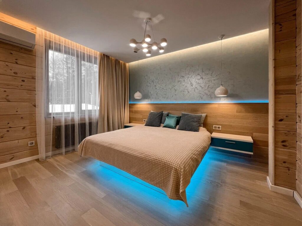 Умный дом: сценарная LED-подсветка в спальне